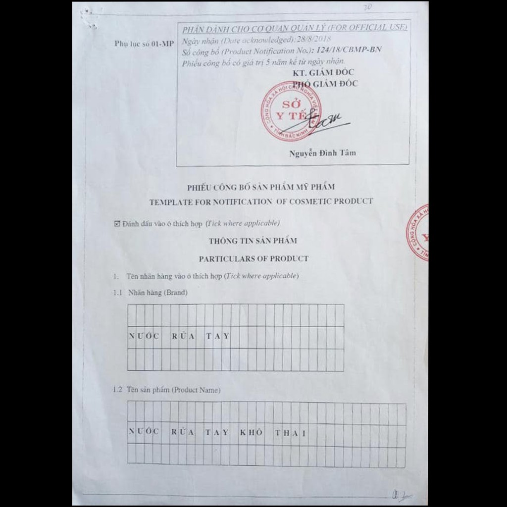 Nước rửa tay khô Thái ngăn ngừa vi khuẩn bảo vệ sức khỏe cho cả gia đình bibi90 | BigBuy360 - bigbuy360.vn