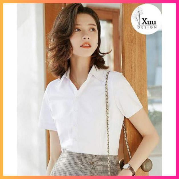 Sơ mi ngắn tay công sở, áo sơ mi nữ  MoonMy  Sơ Mi Nữ ngắn tay - Hàng Cao Cấp | BigBuy360 - bigbuy360.vn