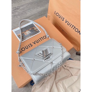 Túi lv twis 2 màu size 22cm chất da dập 3d full box nguyên seal, bill , mã code