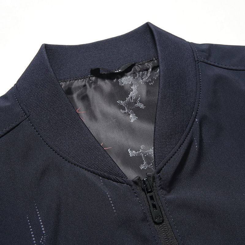 Áo khoác dáng rộng phong cách mùa xuân và mùa thu dành cho quý ông trung niên