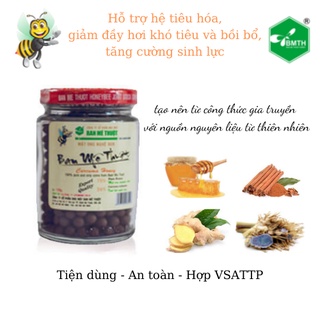 Mật Ong Nghệ Đen_ Ban Mê Thuột_ Dạng Viên_250g &120g_ Bồi bổ, lưu thông khí huyết