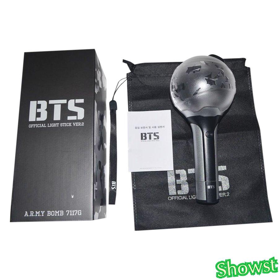 KPOP BTS ARMY Bomb Light Stick Version Two Bangtan Boys Concert Light-up Lamp