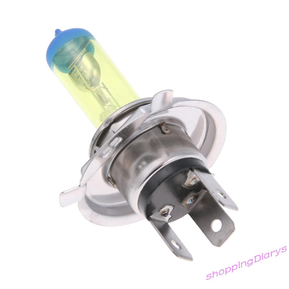 1 Bóng Đèn Pha Halogen H4 3000k 100w Ánh Sáng Vàng Cho Xe Hơi