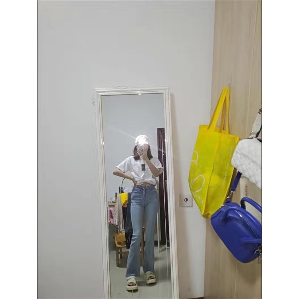 Quần jeans ống loe STYLE DISSCO cổ điển vintage