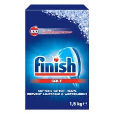 Combo Muối rửa bát Finish 4kg nhập khẩu Đức  + Tặng viên Finish Nhật