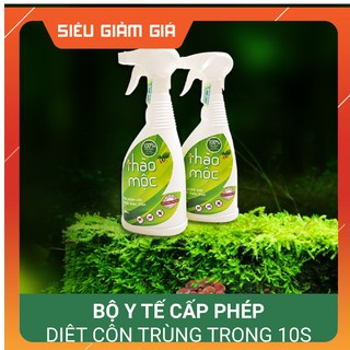 [An toàn & Tự nhiên] Bình xịt- thuốc diệt muỗi, kiến, giánThảo Mộc Plus - Số 1 Diệt Côn Trùng Hương sả chanh[Freeship150