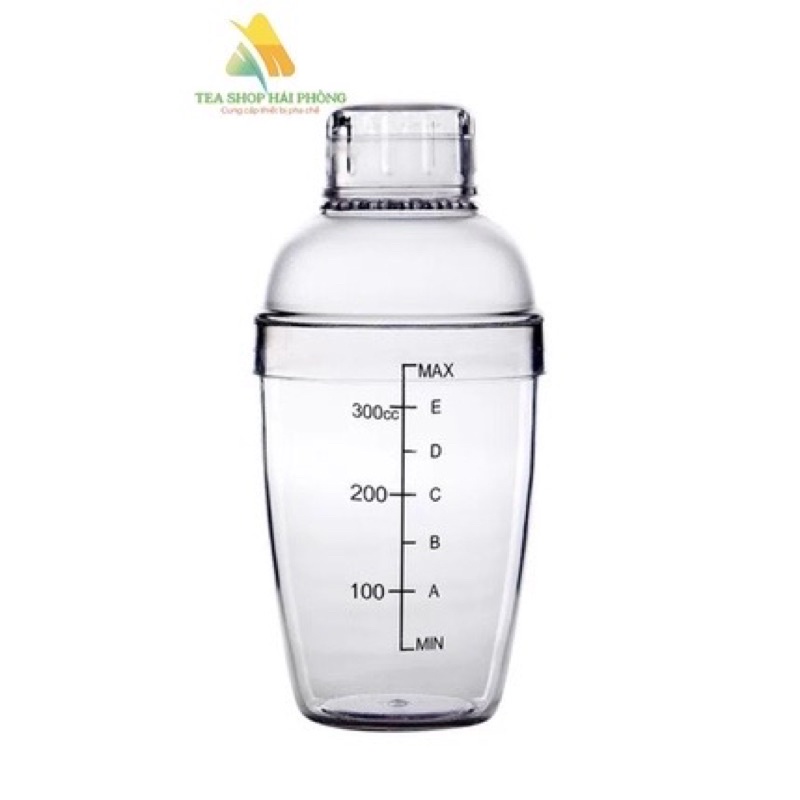 [GIÁ SỈ] Bình lắc shaker nhựa pha chế cafe, cocktail, bartender 350ml - 500ml - 700ml -1000ml