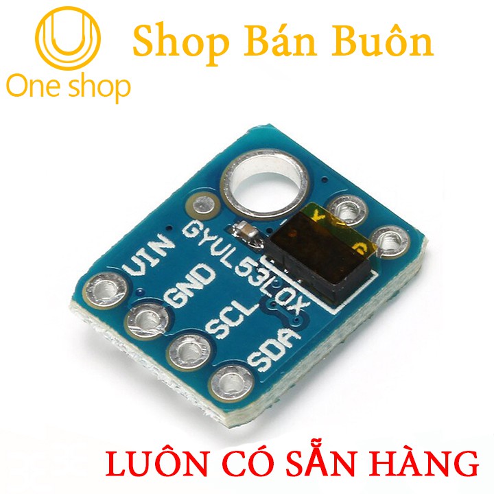 Module Cảm Biến Khoảng Cách VL53L0X GY-530 Siêu Nhỏ Time Of Flight IIC Bằng Laze