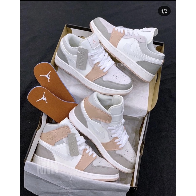 { Đức Giày Store } Giày thể thao JD nâu đất giày sneaker giày nam nữ cao cấp