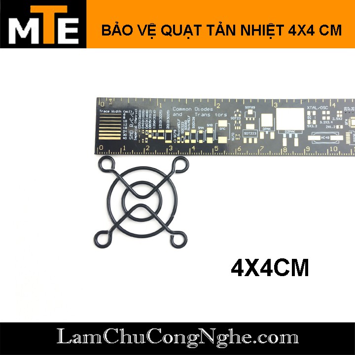 Tấm bảo vệ quạt tản nhiệt 4×4 , 5x5cm màu đen