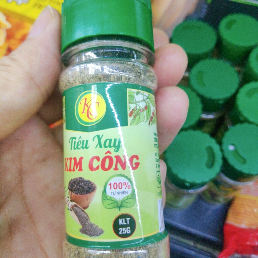 Hạt Tiêu Xay Nguyên Chất 100% Kim Công 25G