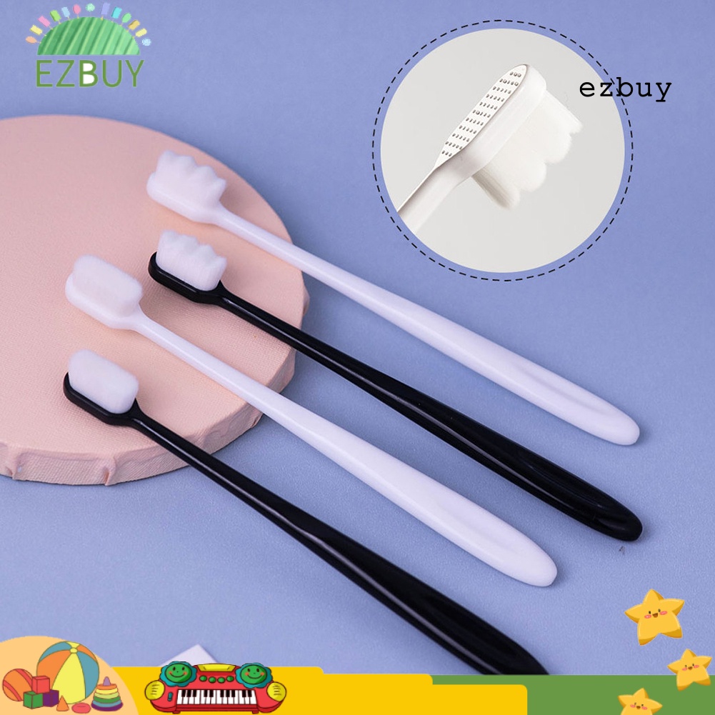 [Hàng mới về] Bàn chải đánh răng lông mềm thiết kế gợn sóng kèm hộp đựng tiện lợi cho bé