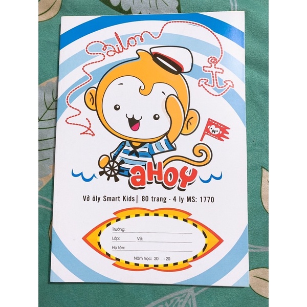 VỞ Ô LY HẢI TIẾN 80 TRANG SMART KIDS.HÀNG CAO CẤP 6 SAO.CHỐNG LOÁ MẮT