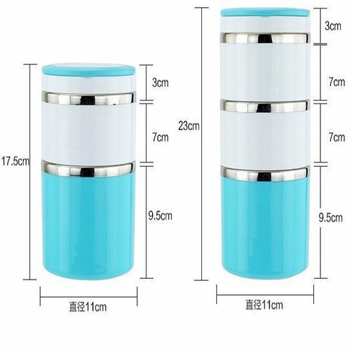 [2020] Hộp cơm giữ nhiệt 3 tầng lõi inox 1230ml  - HÀNG TỐT NHẤT