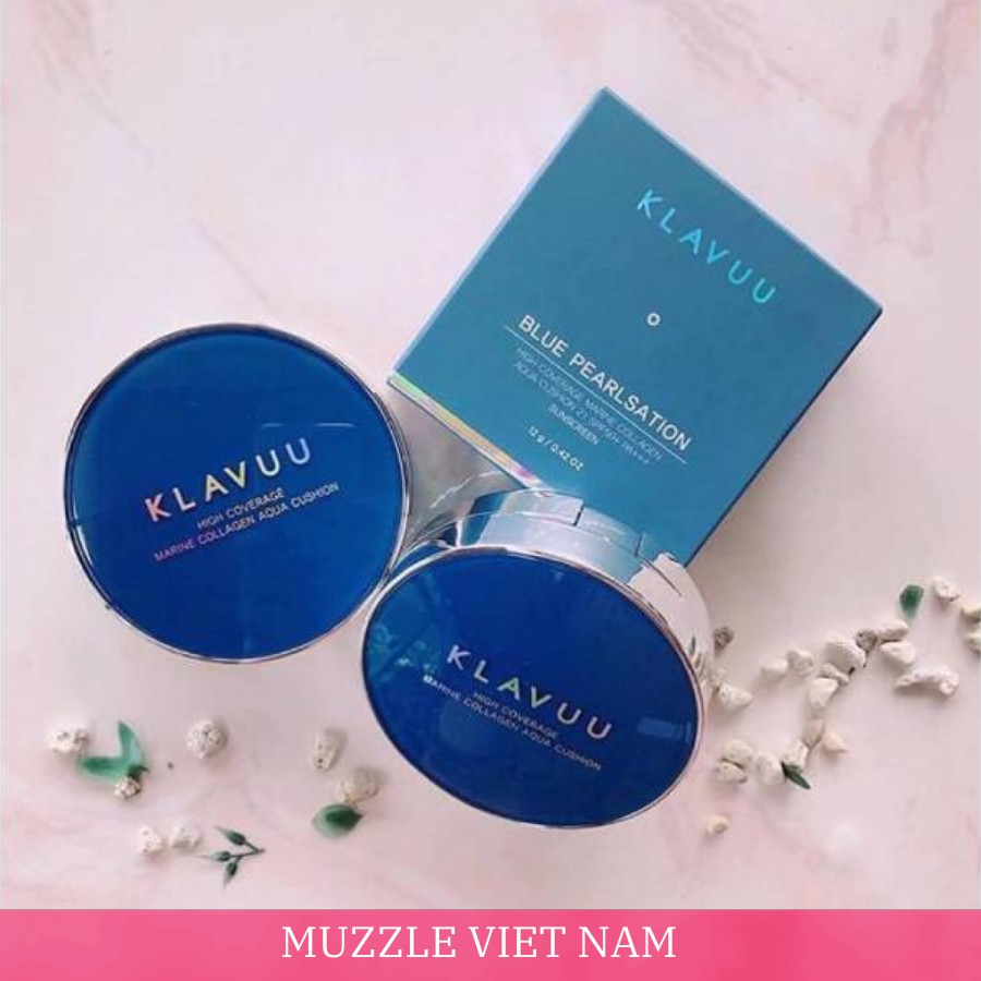 [FREESHIP] Phấn Nước KLAVUU XANH Blue Pearlsation High Coverage Marine Collagen Aqua Cushion | BigBuy360 - bigbuy360.vn