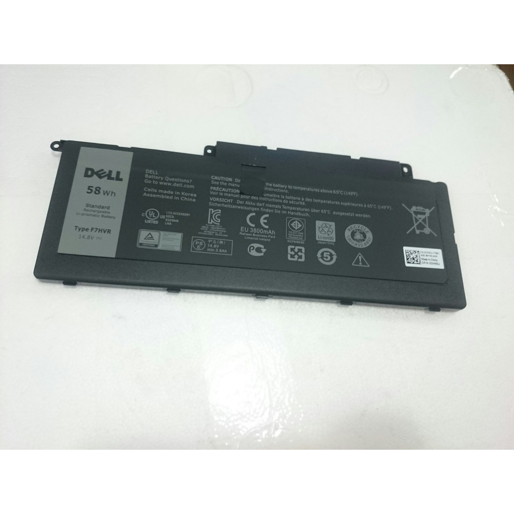 PIN ZIN LAPTOP DELL Inspiron 15 5000 5565 5558 7537 7548 7547 N7547 N7547 F7HVR ZIN