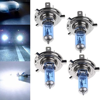 2 đèn xenon khí halogen H1 / H4 / H7 55W / 100W siêu sáng cho xe hơi