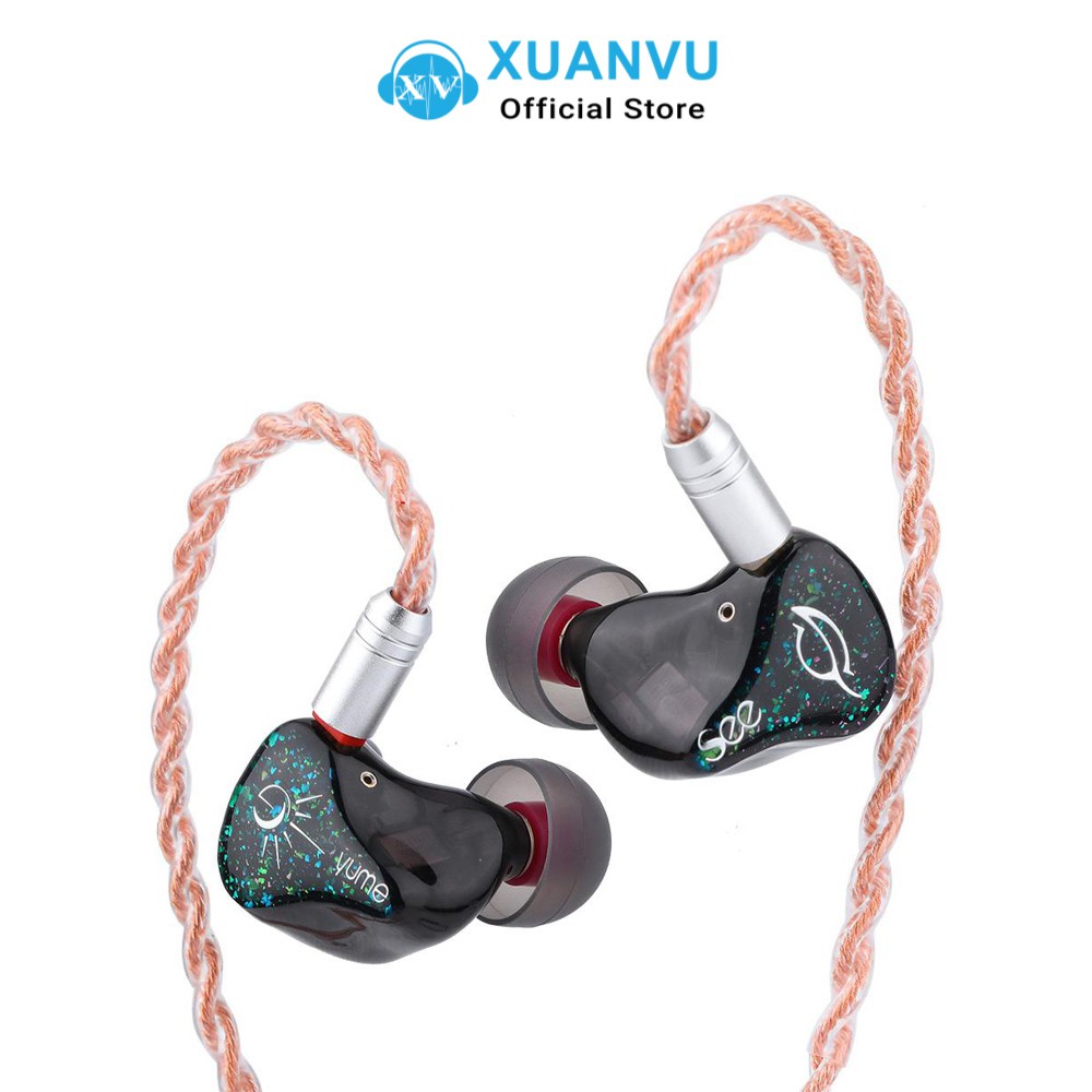 Tai nghe SeeAudio Yume - Hàng chính hãng | 1DD+2BA, 2pin-3.5mm, Âm thanh thoáng đãng,