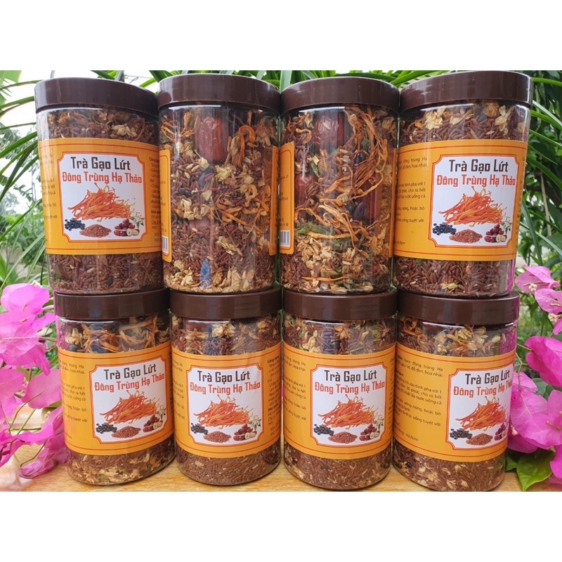 Gạo lứt đông trùng hạ thảo hộp 500g
