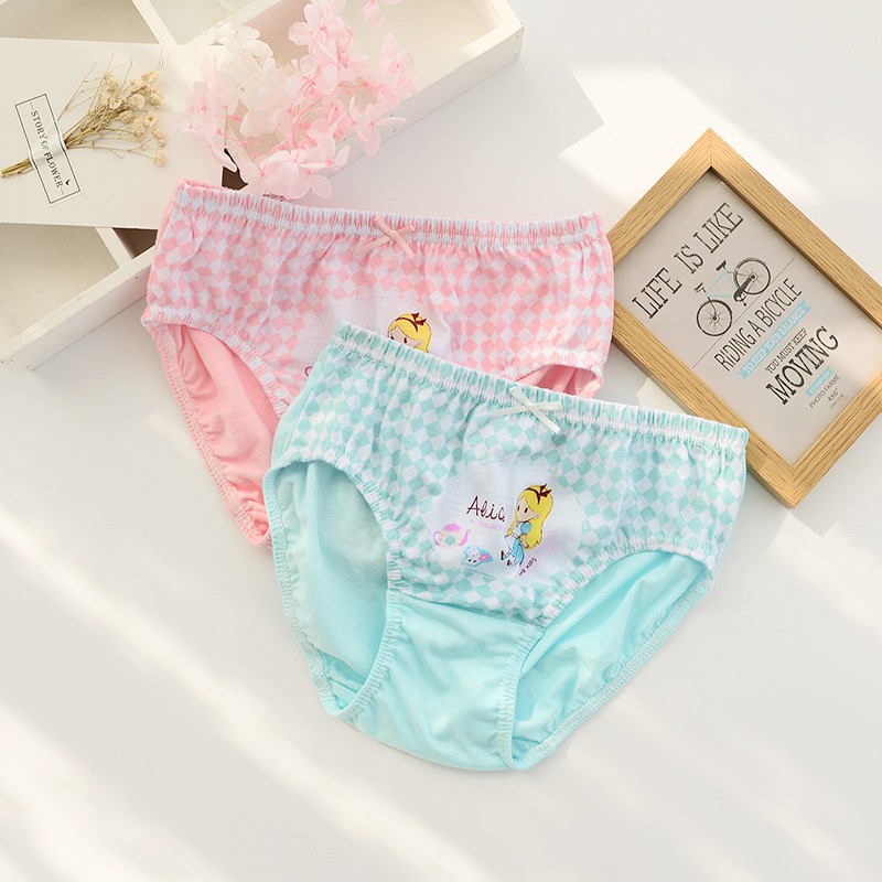 Bộ 5 quần cotton bé gái 2-13 tuổi cotton mềm mại, thoải mái cho bé gái cân nặng 7.5 - 37.5 kg