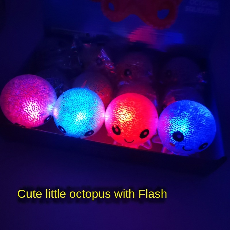 Đồ Chơi BóP Squishy HìNh BạCh TuộC PháT SáNg