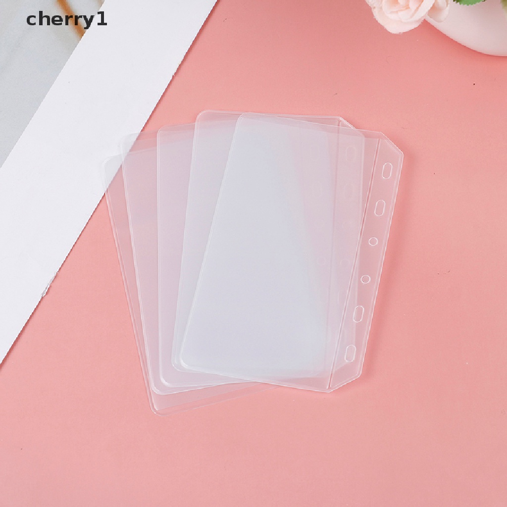 Set 5 Túi Đựng Tài Liệu A5 A6 A7 Trong Suốt Tiện Dụng