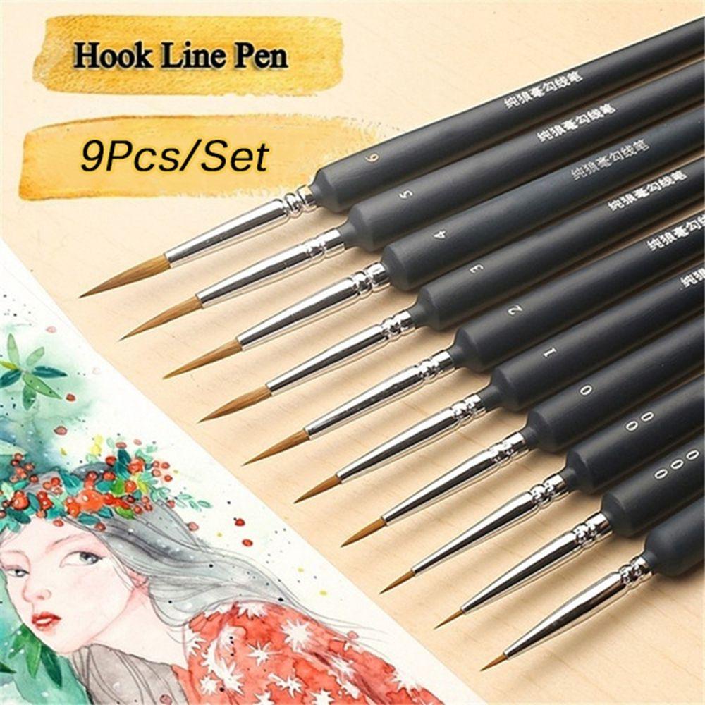 PEWANY Bộ Cọ Vẽ Móng Tay Nghệ Thuật