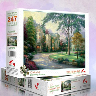 Tranh xếp hình jigsaw puzzle giải tỏa stress tia sáng 247 mảnh - chớm hè - msp: 247-058