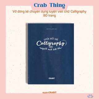 Vở cái kẻ chuyên luyện viết chữ Calligraphy Xanh dương 80 trang [GIÁ TẬN XƯỞNG]