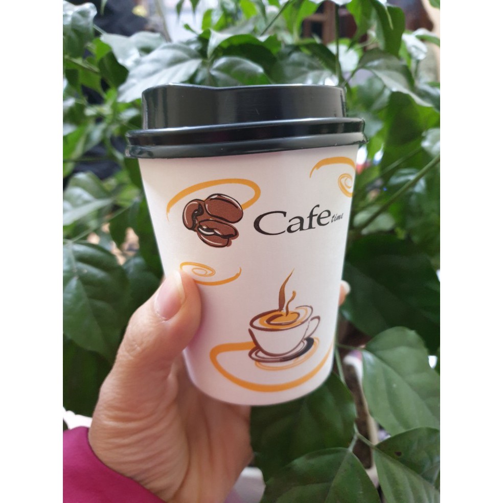 Cốc giấy đựng cà phê nóng 250ml cực dầy đẹp