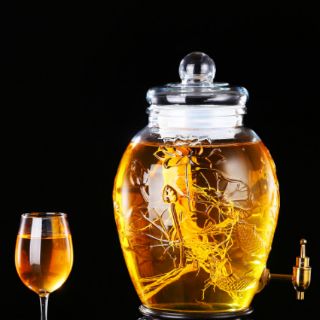 Bình Thủy Tinh Cá Chép 15L