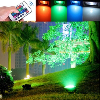 Đèn pha Led 10W đổi màu
