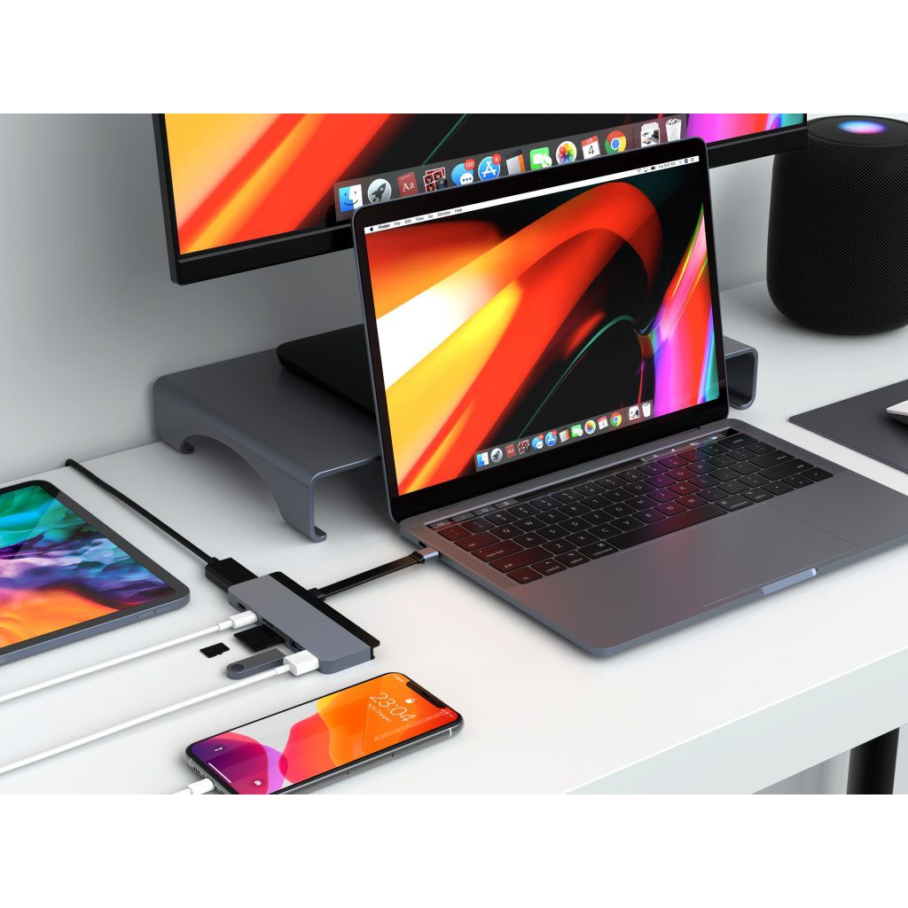 Cổng Chuyển HyperDrive Duo 7-IN-2 HDMI 4K60HZ USB-C Hub For Macbook - HD28C