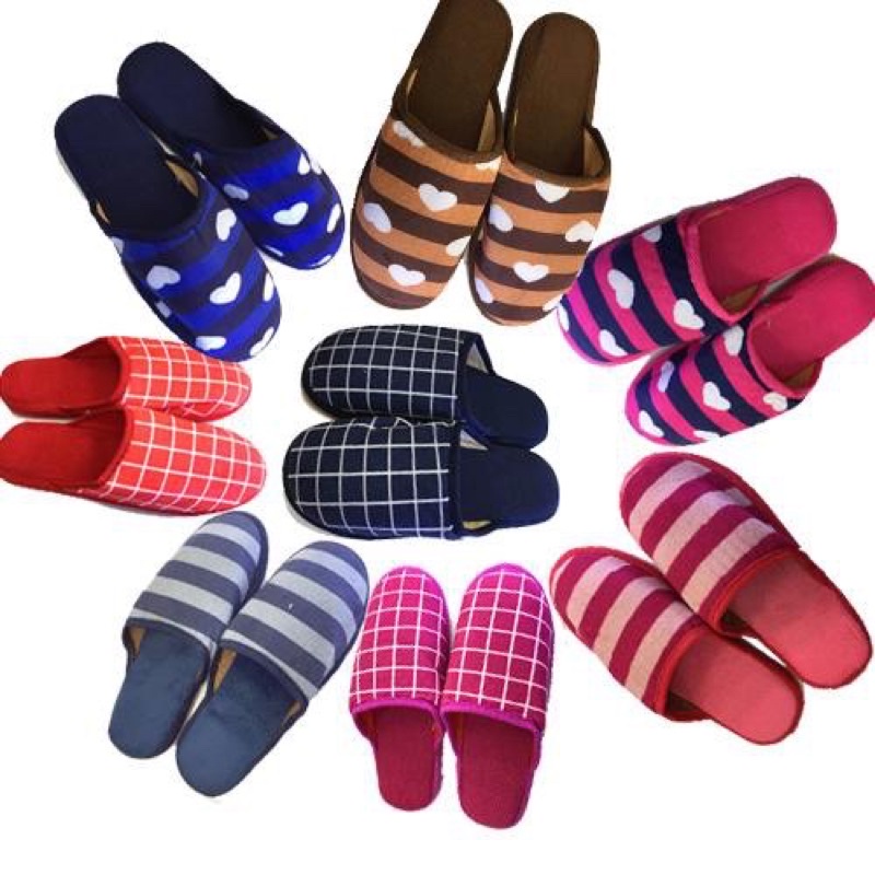 Dép bông  đi trong nhà đế xốp cực đẹp Free Size