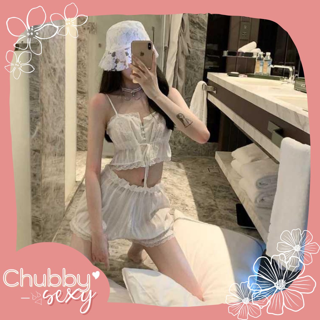 Bộ Đồ Ngủ Sexy Kute - [ Xả Kho Giá Sock ] Đồ Lót Nữ Sexy - Bộ Đồ Ngủ Kute Dễ Thương Sexy - CPL111 - Chubby.sexy