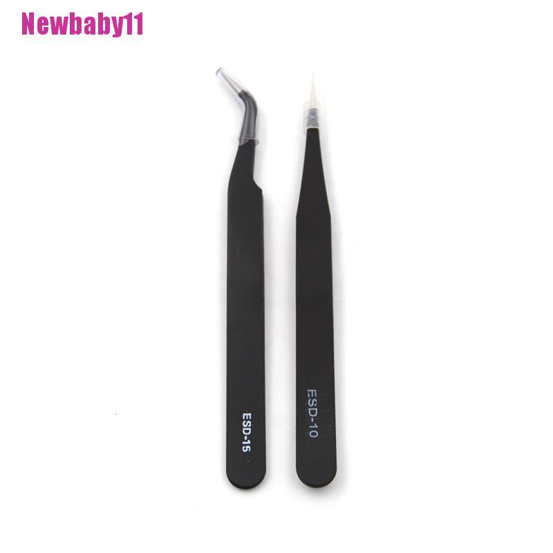 Set 2 Nhíp Màu Đen Chống Tĩnh Điện Thời Trang Cho Bé [BABY11]