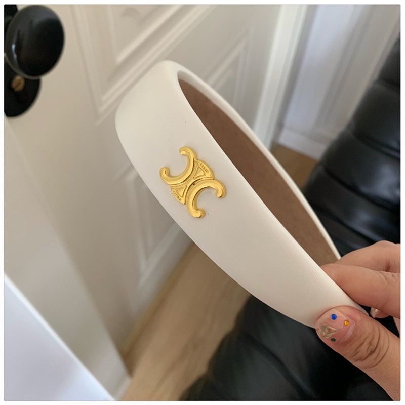 Băng Đô Cài Tóc Chất Liệu Da PU Cao Cấp Phong Cách Retro 2022