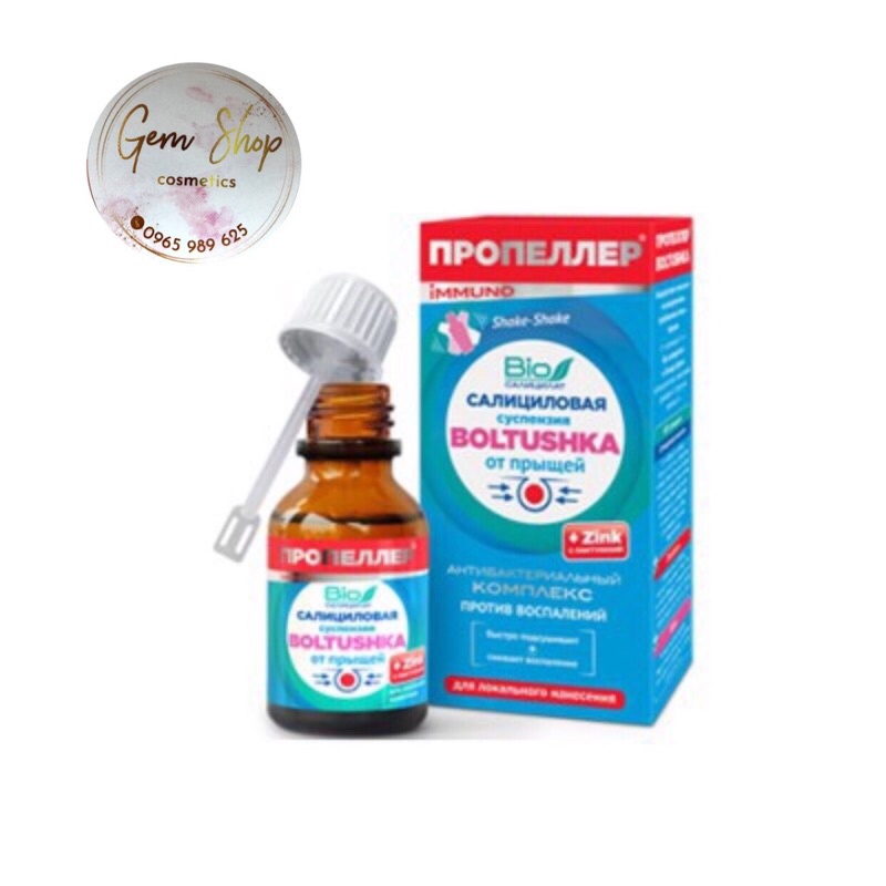 Salicylic BOLTUSHKA loại bỏ các loại mụn