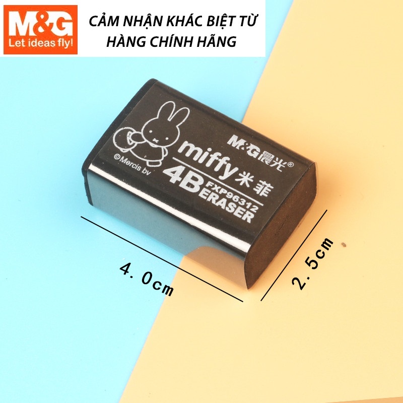 Tẩy đen 4B Miffy M&G FXP96580  - Mềm, Sạch, Không vụn tẩy
