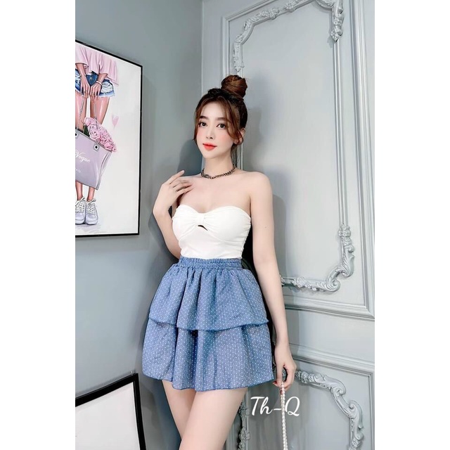 Áo ống nơ sẵn đệm