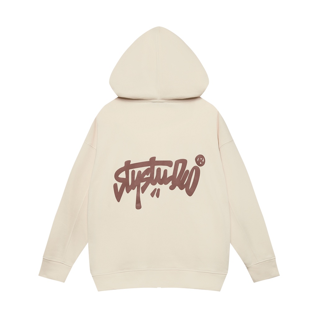 Áo Hoodie Fullzip SLY Solid màu tan