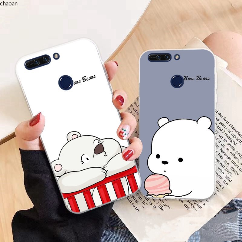 Ốp điện thoại silicon mềm họa tiết gấu 5 cho Huawei Honor 8 4C 5C 7C 6A V10 V9 7X 9 6C Pro Lite Y3II Y5II Y6II