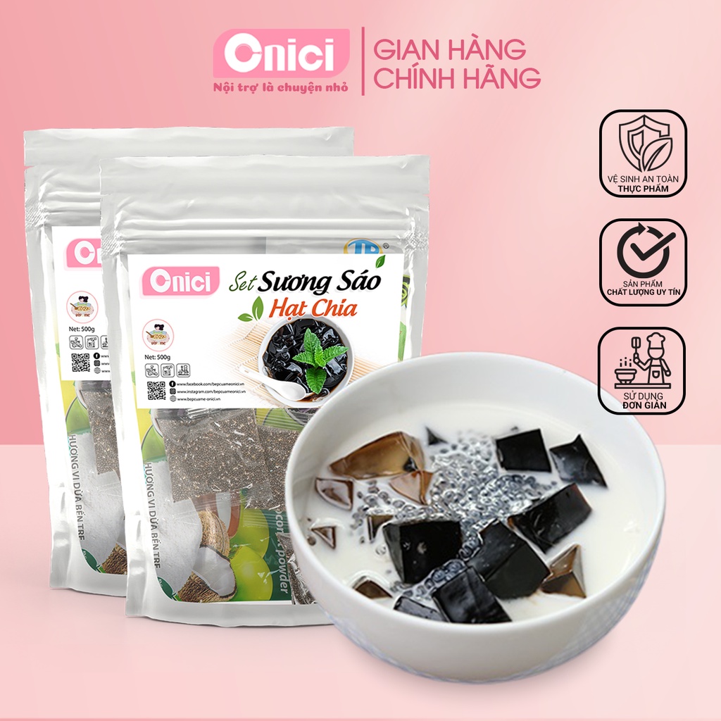 SET CHÈ SƯƠNG SÁO HẠT CHIA NẤU ĐƯỢC 30 CHÉN BẾP CỦA MẸ ONICI