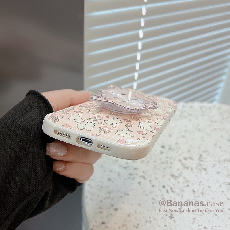 Ốp Điện Thoại Có Giá Đỡ Hình Thỏ Cho iPhone 14 Pro Max 13 Pro Max 12 Pro Max 11 Pro Max X XS XR XS Max