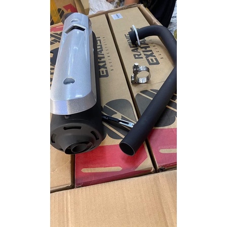 Pô R8 Spark cho Ex 135 TẶNG KÈM ỐP PÔ
