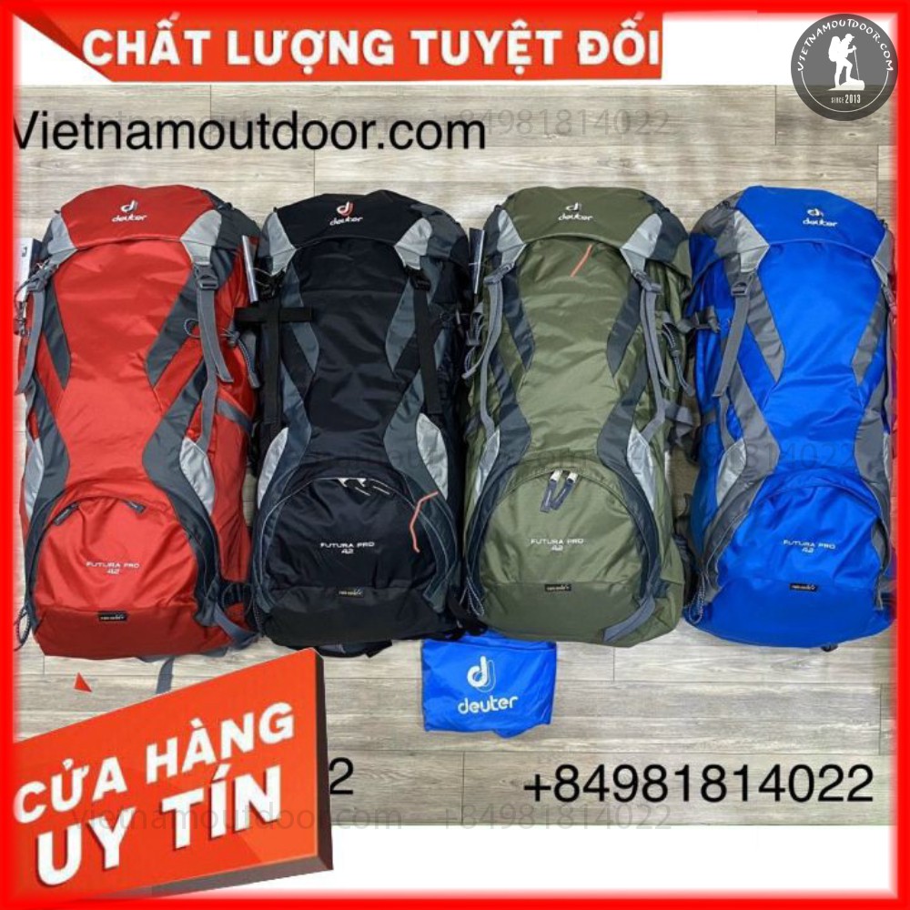 Balo phượt Futura pro 42 cao cap [BẢO HÀNH TRỌN ĐỜI] dùng đi du lịch trekking hiking