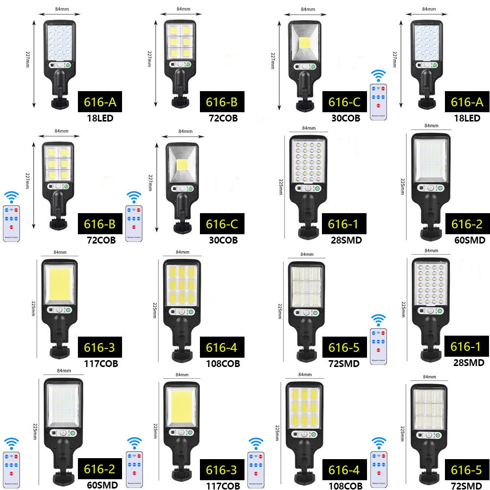 Đèn Led An Ninh Năng Lượng Mặt Trời Cảm Biến Chuyển Động Pir Chống Thấm Nước Với 3 Chế Độ Chiếu Sáng Ngoài Trời