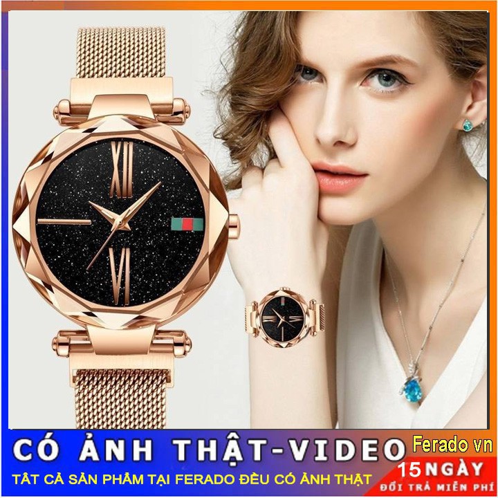 Đồng hồ dây nam châm midi dành cho nữ có nhiều màu