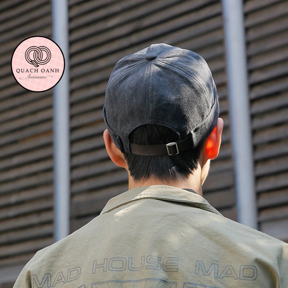 Mũ quả dưa địa chủ beanie không vành hình con cá – MU61