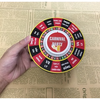 Vòng quay ăn nhậu 16 câu tiếng Việt, dùng 2 pin AA
